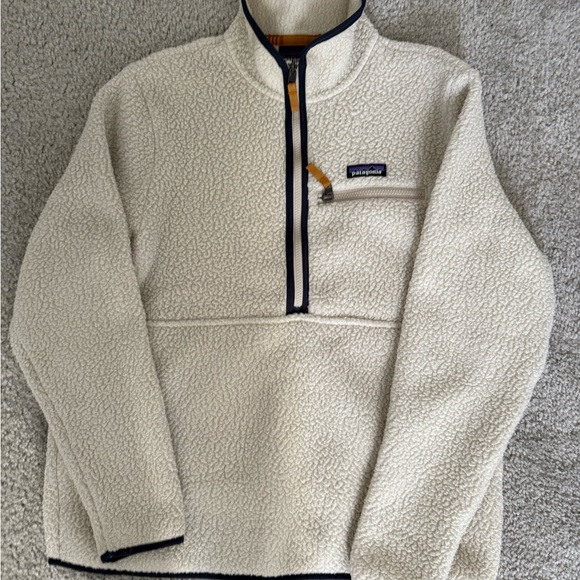 Patagonia Jackets & Blazers - Patagonia Cream Fleece Sherpa Jacket